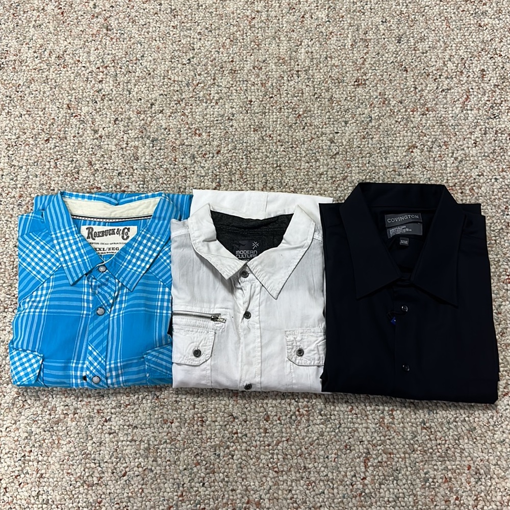 mens Short sleeves shirts pack of 3